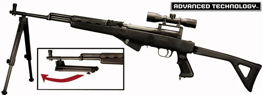 adv-tech-bipod-for-sks-featherweight-black-nylon