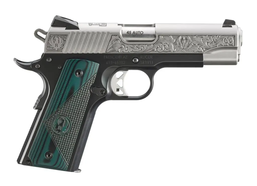 ruger-sr1911-cmdr-45acp-green-grip