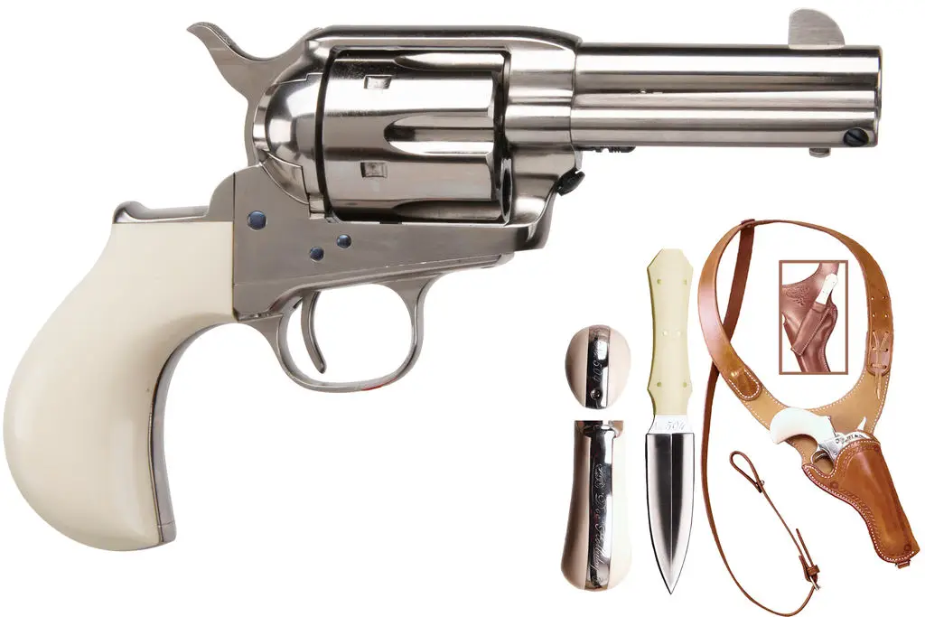 cimarron-doc-holliday-set-45lc-ss-w-knife-holster