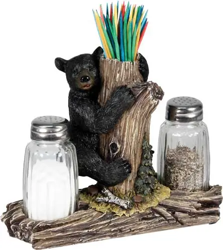 rivers-edge-bear-salt-pepper-shakers-toothpick-holder