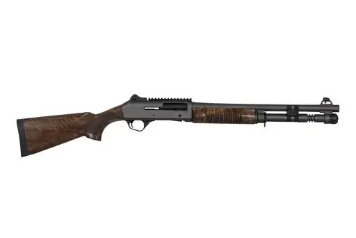 panzer-arms-m4-tactical-12g-sa-gray-w-walnut-stock